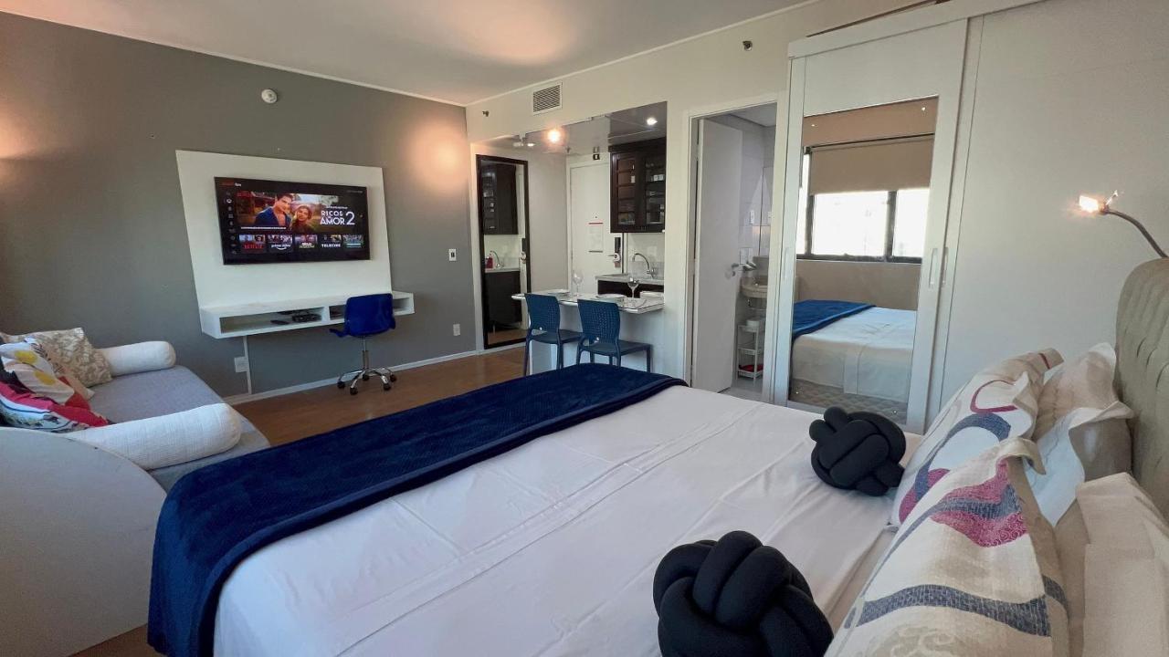 圣保罗 Flat Av. Ibirapuera 2534 C/ Estacionamento Uh1301酒店 外观 照片